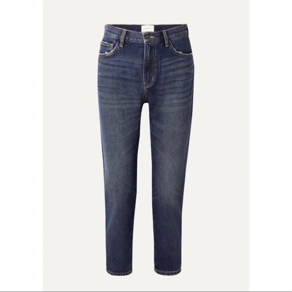 Current Elliot the High Waisted fling blue jeans